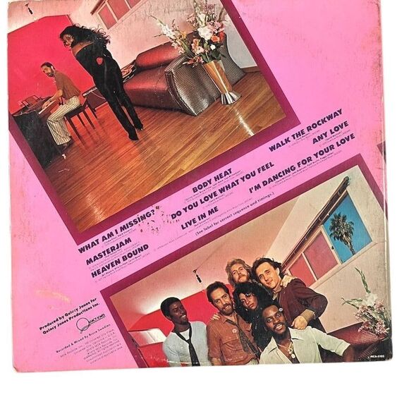 Rufus & Chaka Khan Masterjam Vinyl LP Album Funk Soul 1979 Promotional Copy - Picture 2 of 2